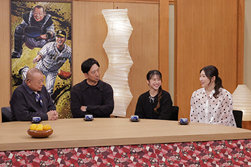 笑福亭鶴瓶、藤川球児（阪神タイガース監督）、杉原愛子（体操）、池江璃花子（競泳）