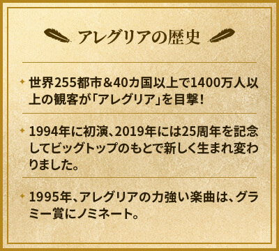 アレグリアの歴史