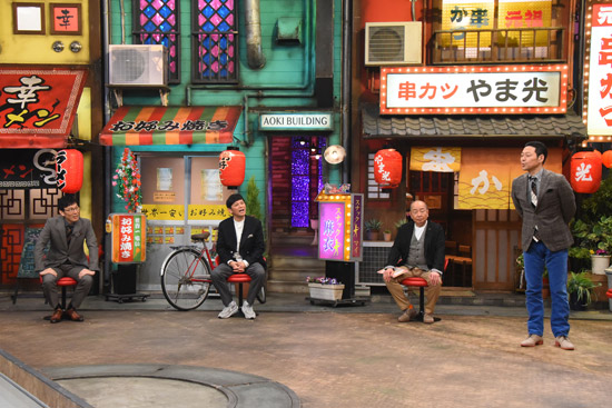 岡田圭右(ますだおかだ)、浅越ゴエ(ザ・プラン9)、山本浩之、東野幸治