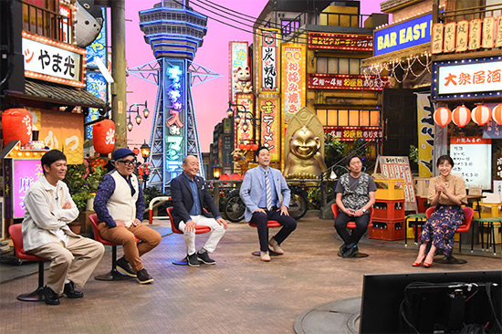 岡田圭右(ますだおかだ)、兵動大樹(矢野・兵動)、山本浩之、東野幸治、メッセンジャー黒田、豊崎由里絵