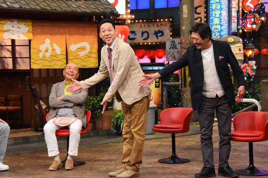 山本浩之、東野幸治、メッセンジャー黒田、岡田圭右(ますだおかだ)、小山慶一郎(NEWS)