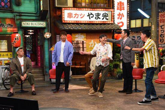 野性爆弾、メッセンジャー黒田、東野幸治、福田充徳(チュートリアル)