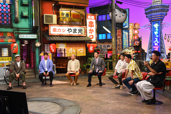 野性爆弾、山本浩之、東野幸治、メッセンジャー黒田、福田充徳(チュートリアル)、岡田圭右(ますだおかだ)