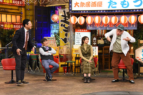 東野幸治、メッセンジャー黒田、久代萌美、くっきー!(野性爆弾)