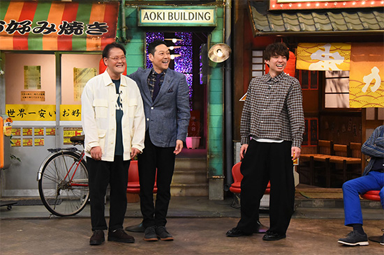 稲田直樹(アインシュタイン)、東野幸治、河井ゆずる(アインシュタイン)