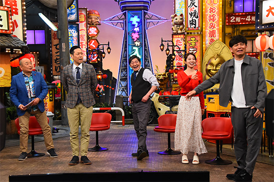 山本浩之、東野幸治、メッセンジャー黒田、藤江萌、岡田圭右(ますだおかだ)