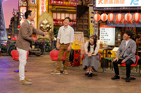 東野幸治、メッセンジャー黒田、足立梨花、岡田圭右（ますだおかだ）