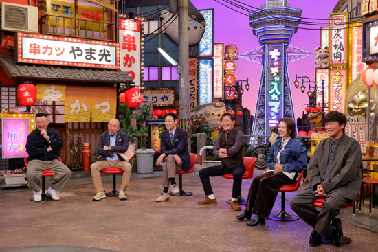 ケンドーコバヤシ、山本浩之、東野幸治、メッセンジャー黒田、村重杏奈、岡田圭右（ますだおかだ）