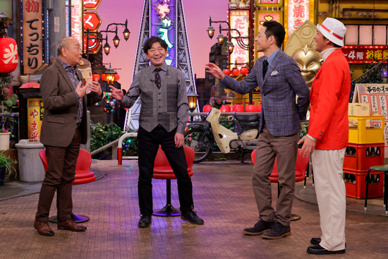 山本浩之、メッセンジャー黒田、東野幸治、岡田圭右（ますだおかだ）