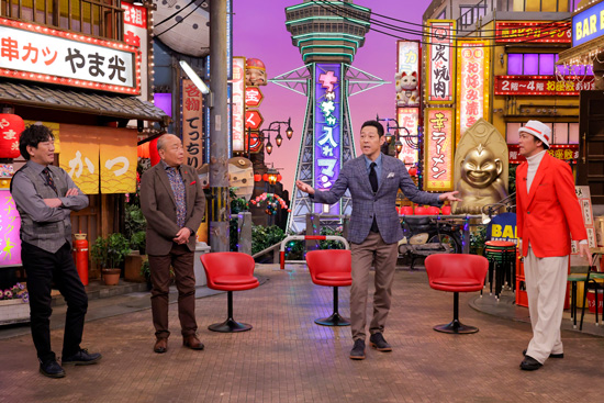 メッセンジャー黒田、山本浩之、東野幸治、岡田圭右（ますだおかだ）