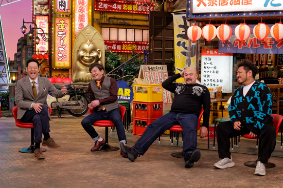 東野幸治、メッセンジャー黒田、鬼越トマホーク