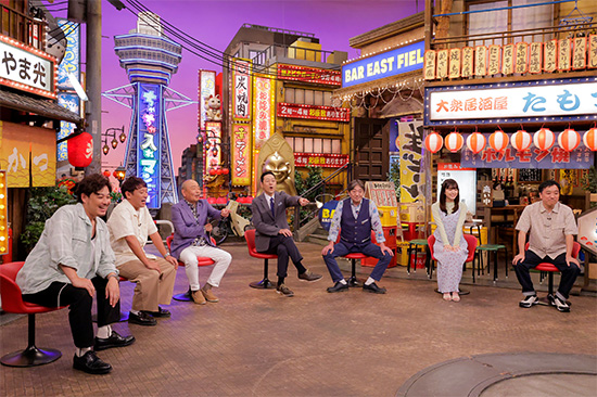 山本浩之、東野幸治、メッセンジャー黒田、月亭八光、アルコ＆ピース、堀口真帆