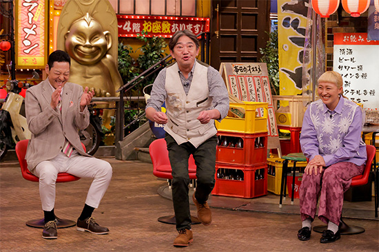 東野幸治、メッセンジャー黒田、丸山桂里奈