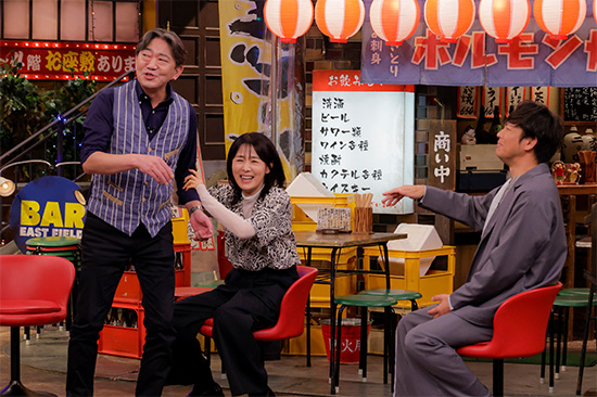 メッセンジャー黒田、井森美幸、岡田圭右（ますだおかだ）