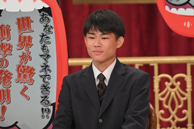中川航氏（並木中等教育学校6年 ※高校3年相当）