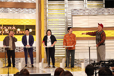 くっきー！（野性爆弾）、西田幸治（笑い飯）、池田一真（しずる）、駒場孝（ミルクボーイ）、熊元プロレス（紅しょうが）