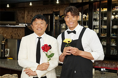 糸井嘉男（阪神タイガース・スペシャルアンバサダー）、武田修宏（元サッカー日本代表）