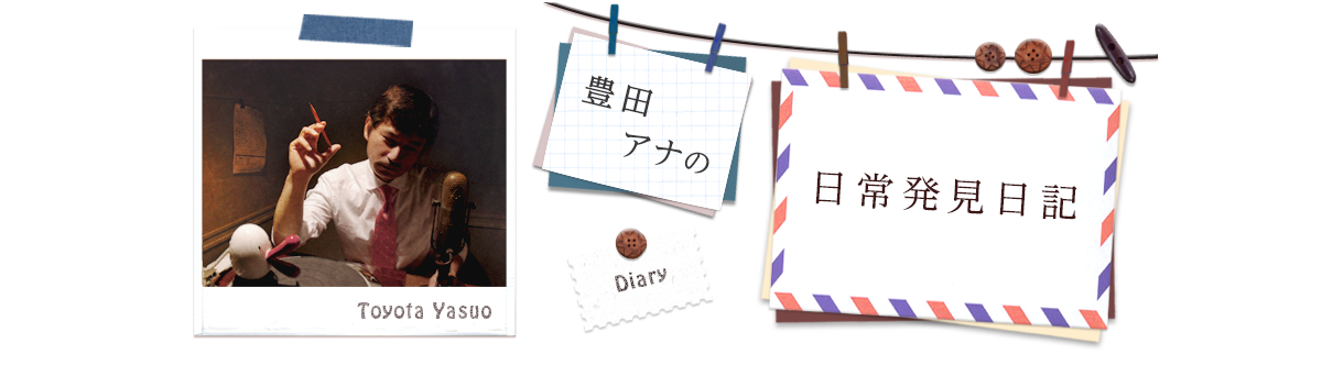 豊田アナの日常発見日記