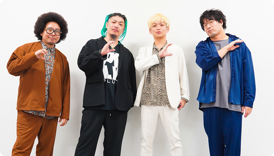 MELTEN、YUKI、TSUUJII、Gotti
