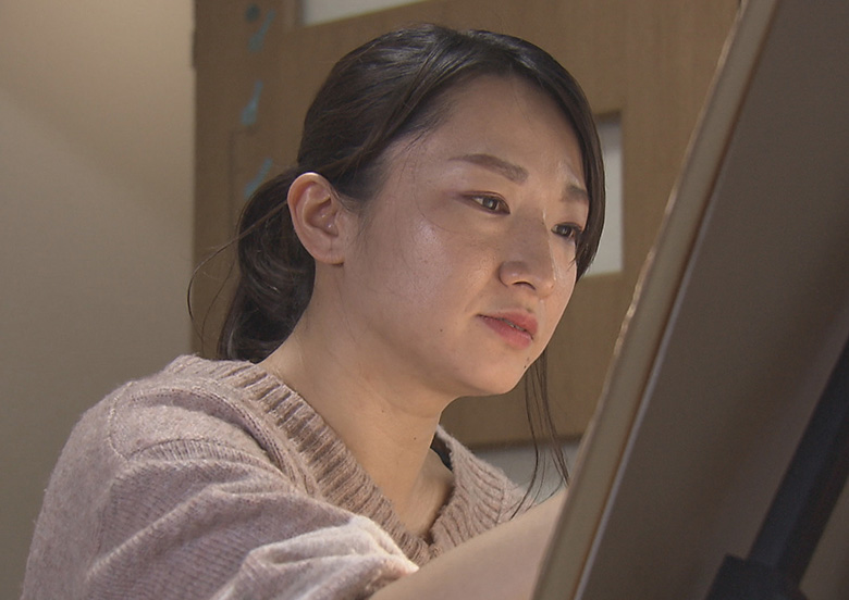 newsランナー企画「全盲の娘に描く絵」