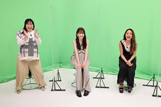 丸山礼、久間田琳加、池田美優