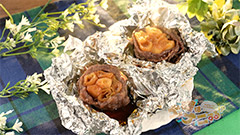 長ねぎのリボルバー巻き