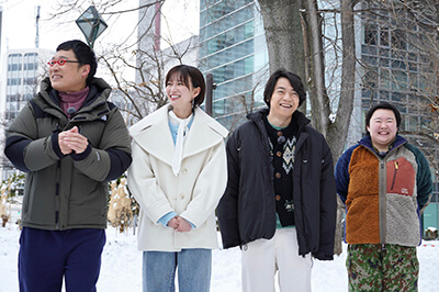 山里亮太（南海キャンディーズ）、伊沢拓司、やす子、岡崎紗絵