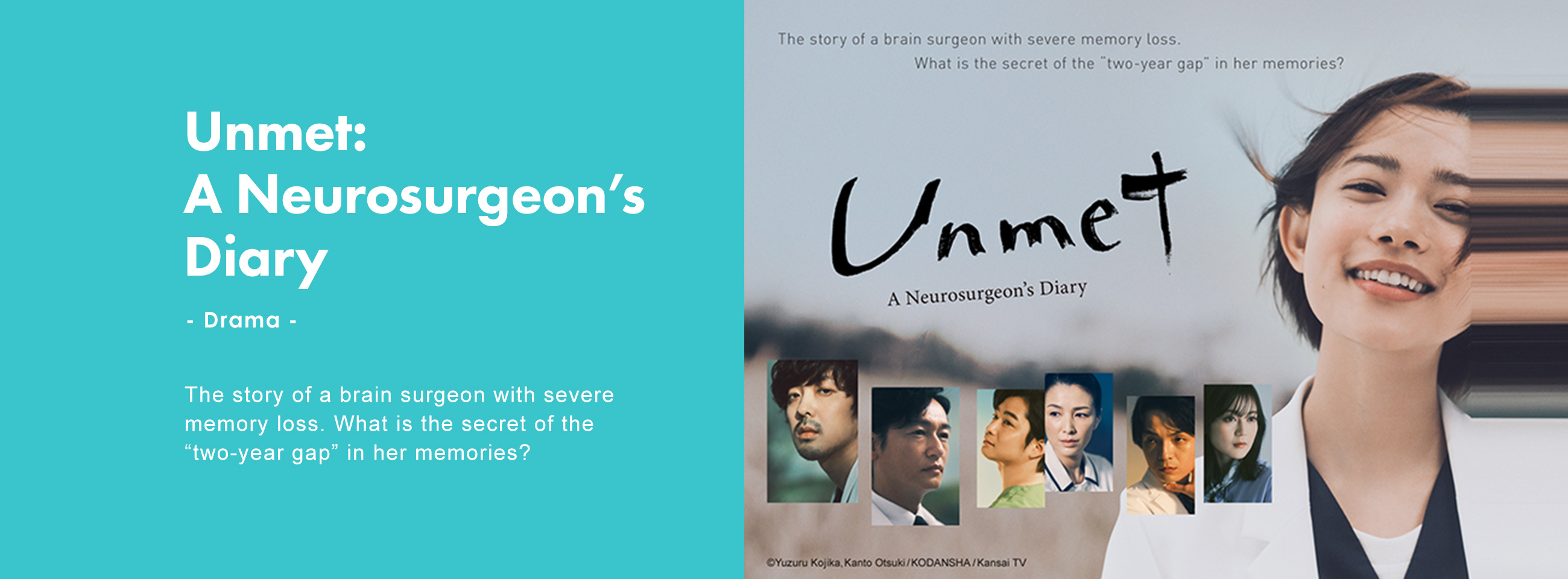 The story of a brain surgeon with severe memory loss. What is the secret of the “two-year gap” in her memories?