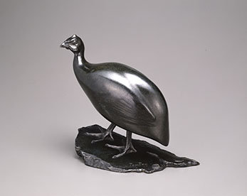 《ほろほろ鳥》 ブロンズ 1910-1912年 群馬県立館林美術館蔵