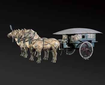 2号銅車馬【展示は複製品】 統一秦 秦始皇帝陵博物院