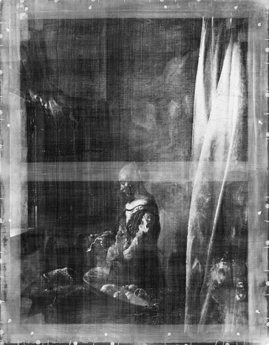 画像１：X線の調査画像<br> © Gemäldegalerie Alte Meister, Staatliche Kunstsammlungen Dresden;<br> Fine Arts Museum of San Francisco; © SKD, photo: W. Kreische