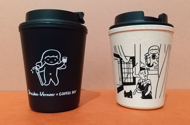 COFFEE BOY ダブルウォールタンブラー(白/黒)