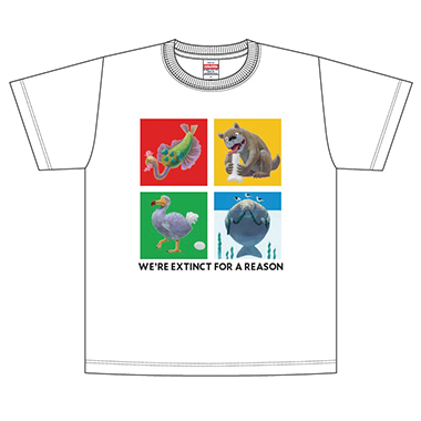 Tシャツ「絶滅4組」
