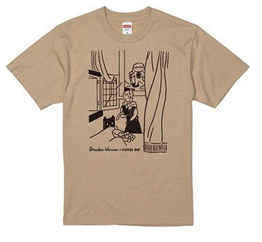 COFFEE BOY×本展オリジナルTシャツ サンドベージュ