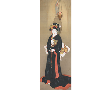 三露千鈴《殉教者の娘》大正15年(1926) 大阪中之島美術館【後期展示:2024年1月23日から】