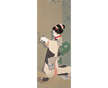 島成園《影絵之図》大正8年(1919)頃 木原文庫【後期展示:2024年1月23日から】