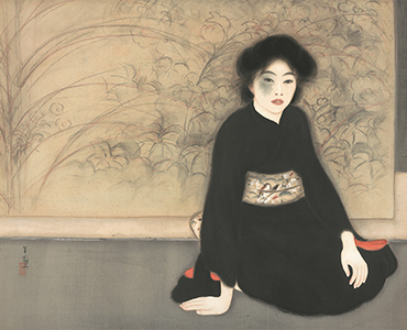 島成園 《無題》 大正7年(1918) 大阪市立美術館【通期展示】
