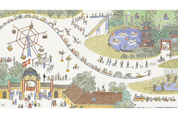 《旅の絵本Ⅵ デンマーク編 チボリ公園（コペンハーゲン）》2004年