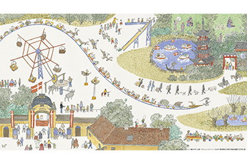 《旅の絵本Ⅵ デンマーク編 チボリ公園(コペンハーゲン)》2004年