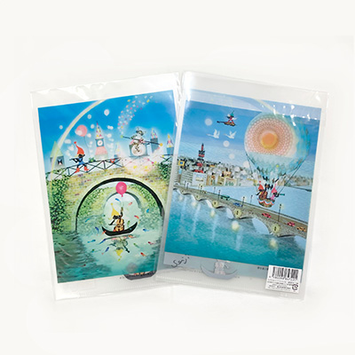 本当の雨がやんだら音楽の雨を降らせよう×夢を運ぶ橋 A5クリアファイル