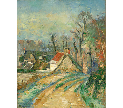 ポール・セザンヌ《オーヴェールの曲がり道》