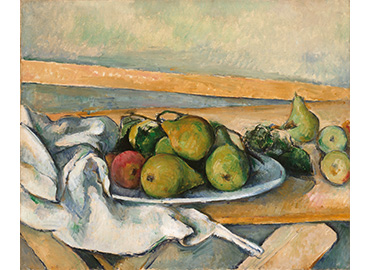 ポール・セザンヌ《梨のある静物》