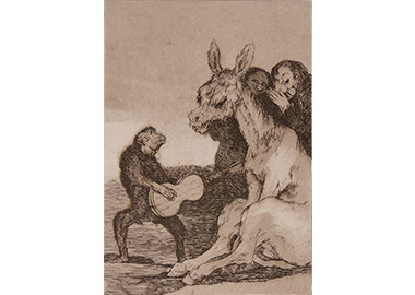 フランシスコ・デ・ゴヤ《ブラヴィッシモ》 『ロス・カプリチョ』より