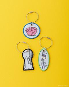 大どろぼうからのメッセージキーリング