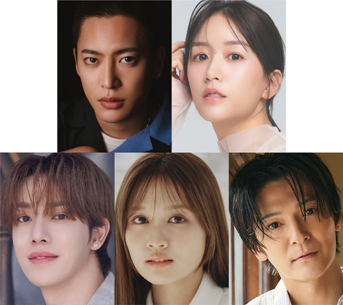 三山凌輝、花乃まりあ、KAZUTA、中村麗乃、上田堪大