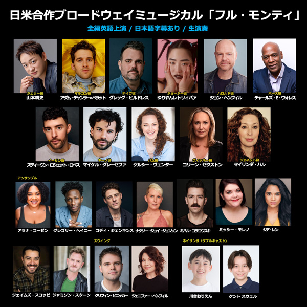 日米合作ブロードウェイミュージカル「フル・モンティ」 大阪公演