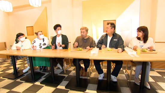 舘山聖奈アナ、フットボールアワー、ブラマヨ小杉、おかずクラブ