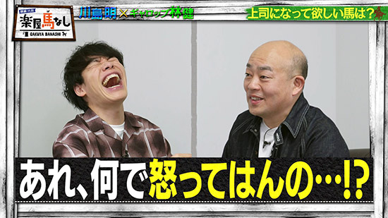 川島明（麒麟）、 林健（ギャロップ）