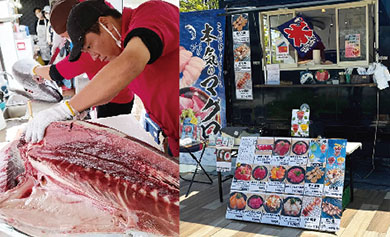 マグロ解体ショー