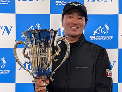 ツアー通算3勝目　杉浦悠太